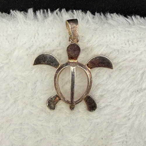 Vintage turtle pendant - turtle,