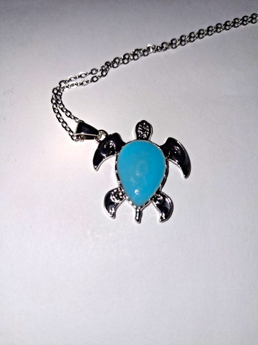 Silvertone turtle charm - turtle,